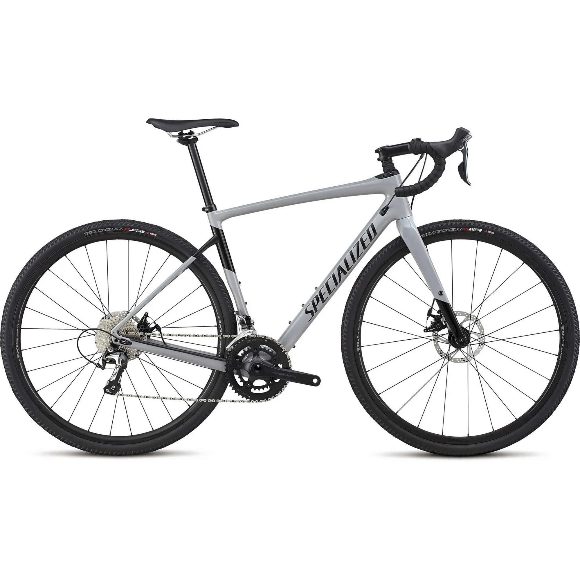 Ex-Demo: Specialized Diverge Sport Mens Road Bike Grey 58cm
