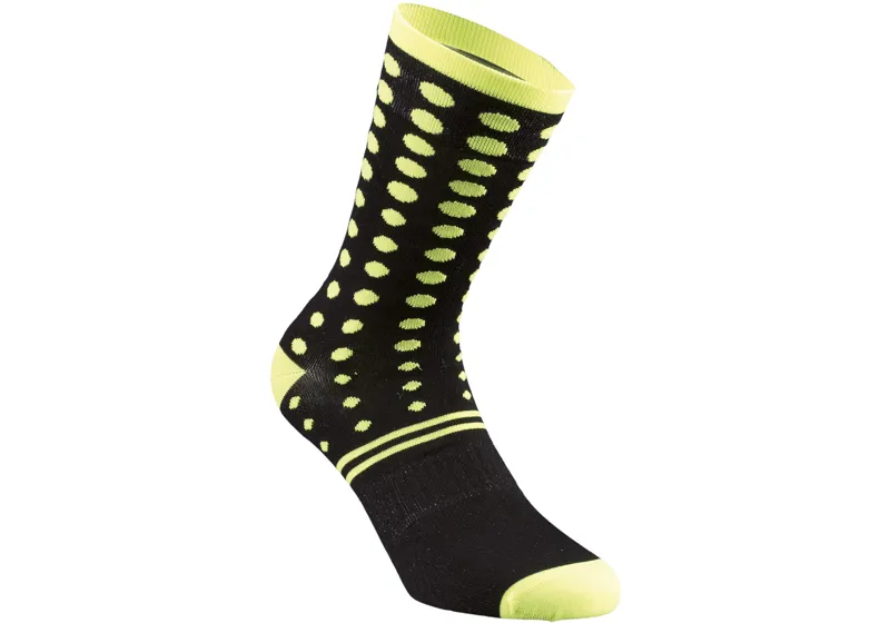Specialized Dots Summer Sock - Black/Yellow