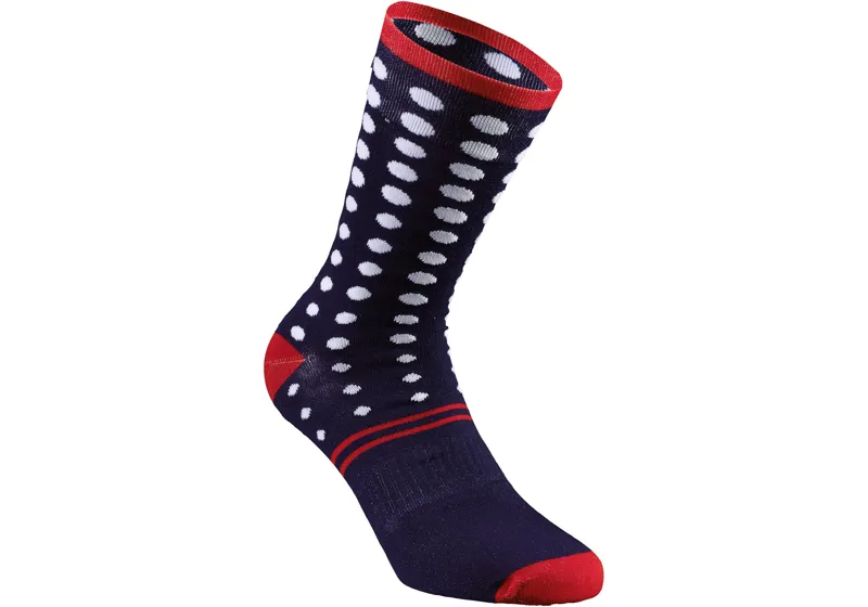 Specialized Dots Summer Sock - Blue/White