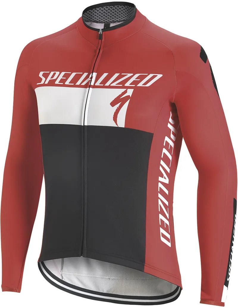 Specialized Element RBX Comp Logo Long Sleeve Mens Jersey - Red/White