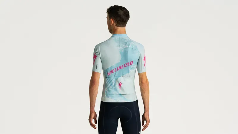 Specialized Foundation Mens Cycling Jersey - Sea Foam/Rebel Pink Focal-2