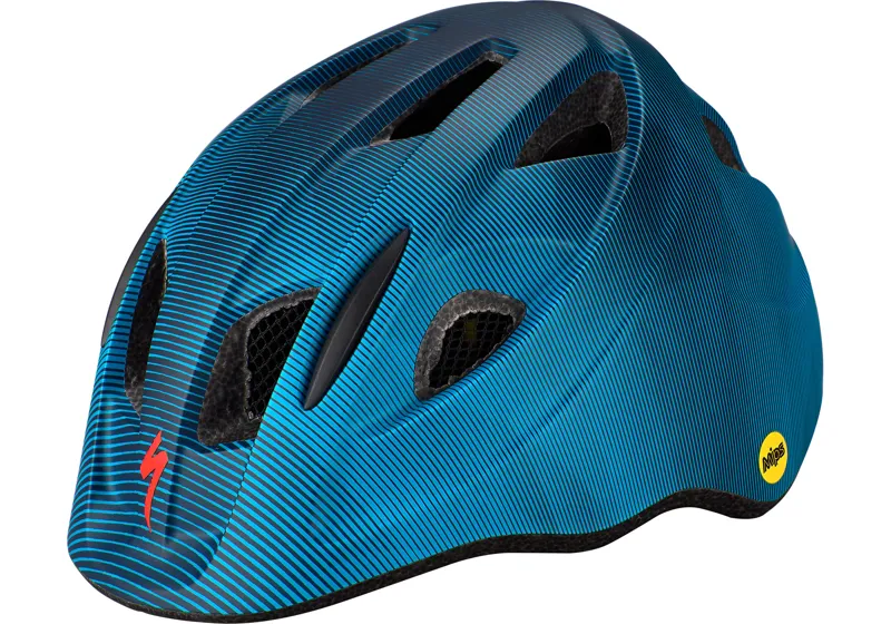 Specialized Mio Kids Helmet with MIPS - Cast Blue/Aqua Refraction