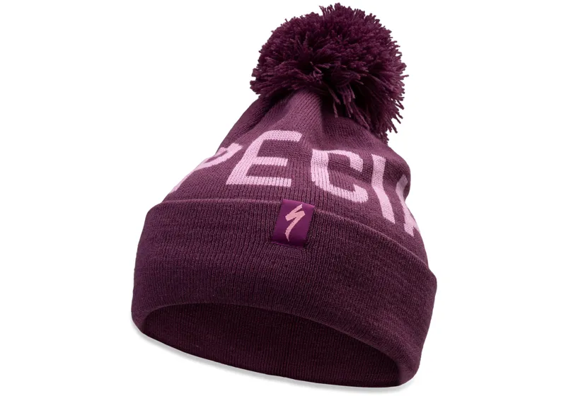 Specialized New Era Pom Specialized Beanie Hat - Cast Berry