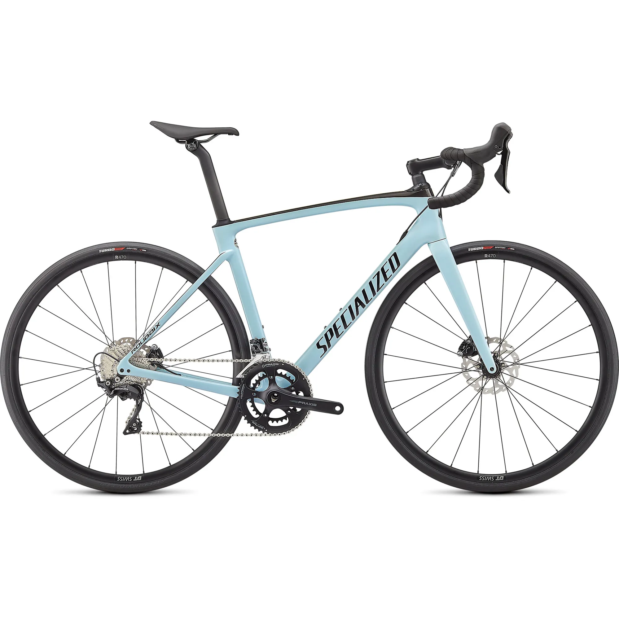 2021 Specialized Roubaix Sport Road Bike Gloss Ice Blue/Carbon