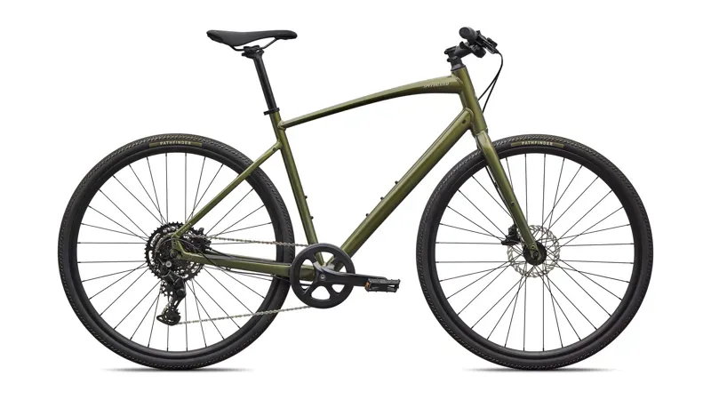 2026 Specialized Sirrus X 2.0 Hybrid Bike - Gloss Laurel Green Metallic
