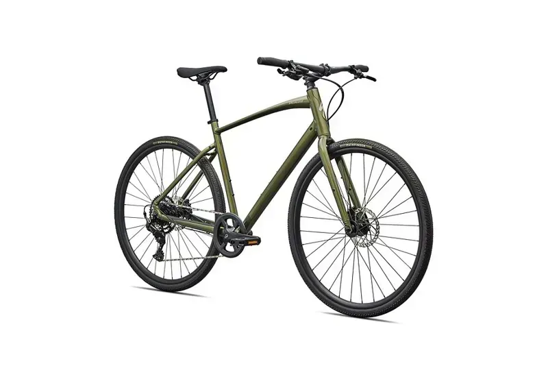 2026 Specialized Sirrus X 2.0 Hybrid Bike - Gloss Laurel Green Metallic-1