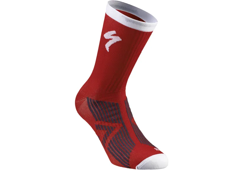 Specialized SL Elite Mens Winter Socks - Red/White