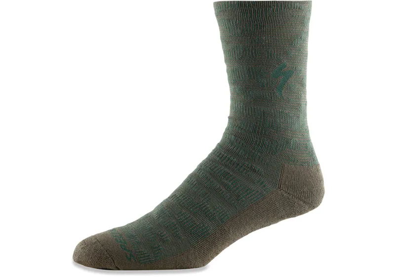 Specialized Techno MTB Tall Sock - Oak Green Terrain