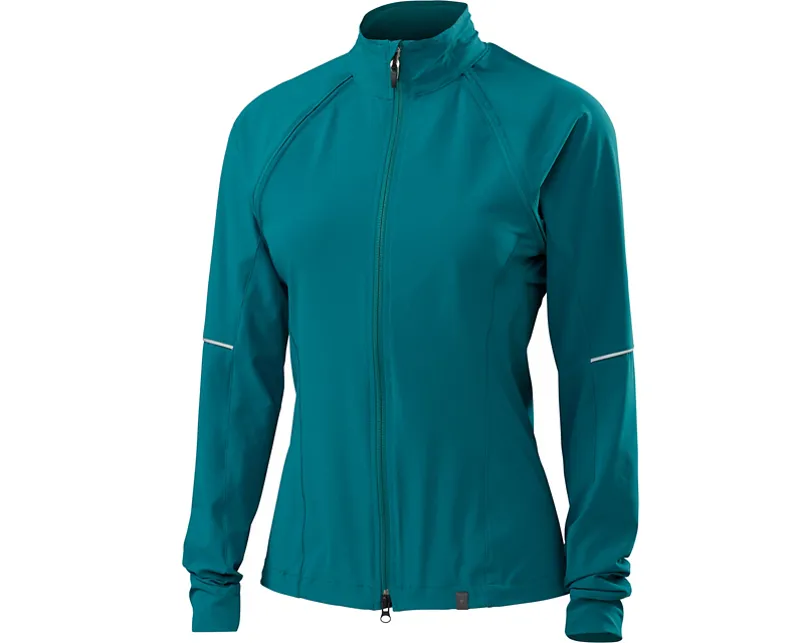 Specialized Womens Deflect Hybrid Jacket - Black Teal - Medium