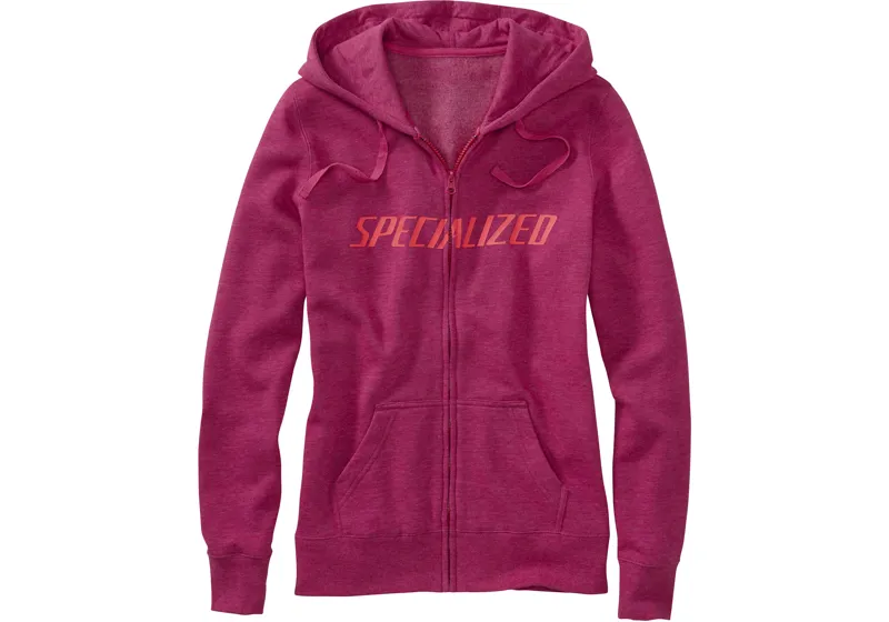 Specialized Womens Podium Hoodie - Berry/Acid Red