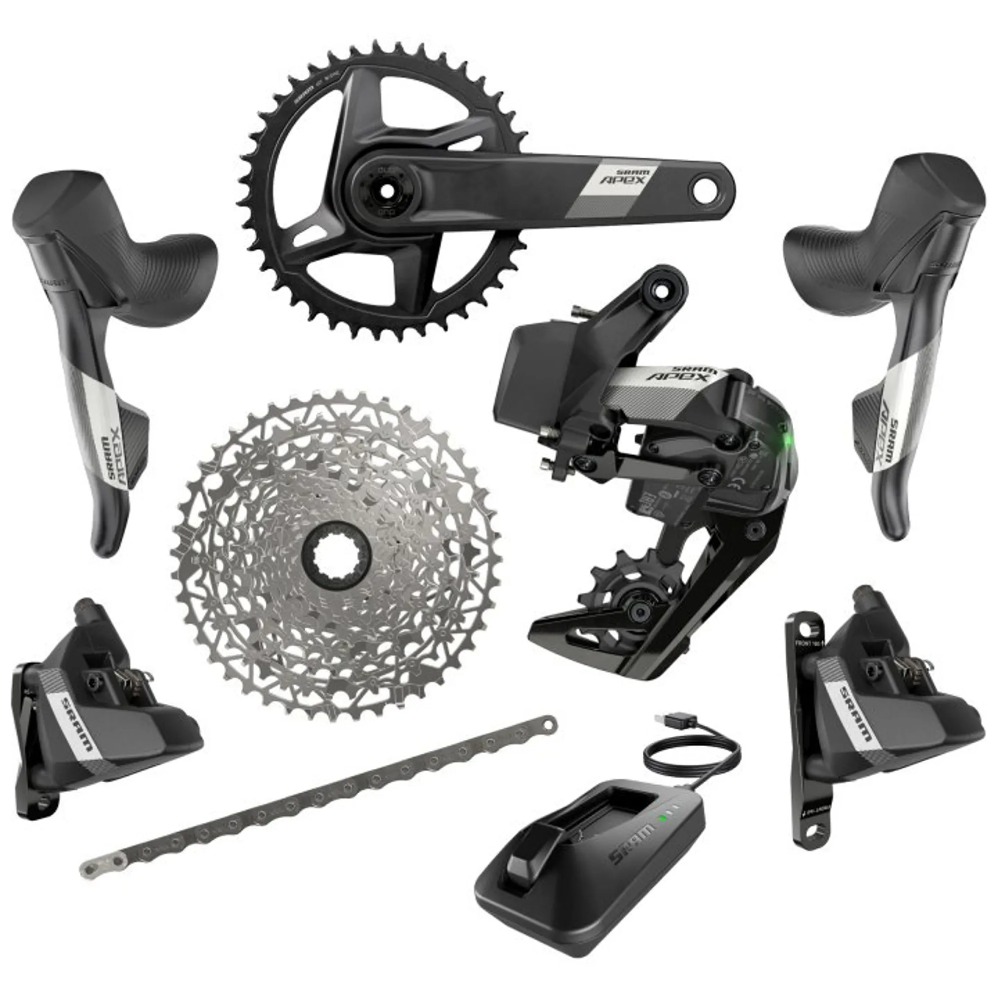 SRAM Apex Groupset XPLR AXS 1x12-Speed Black - Main Image