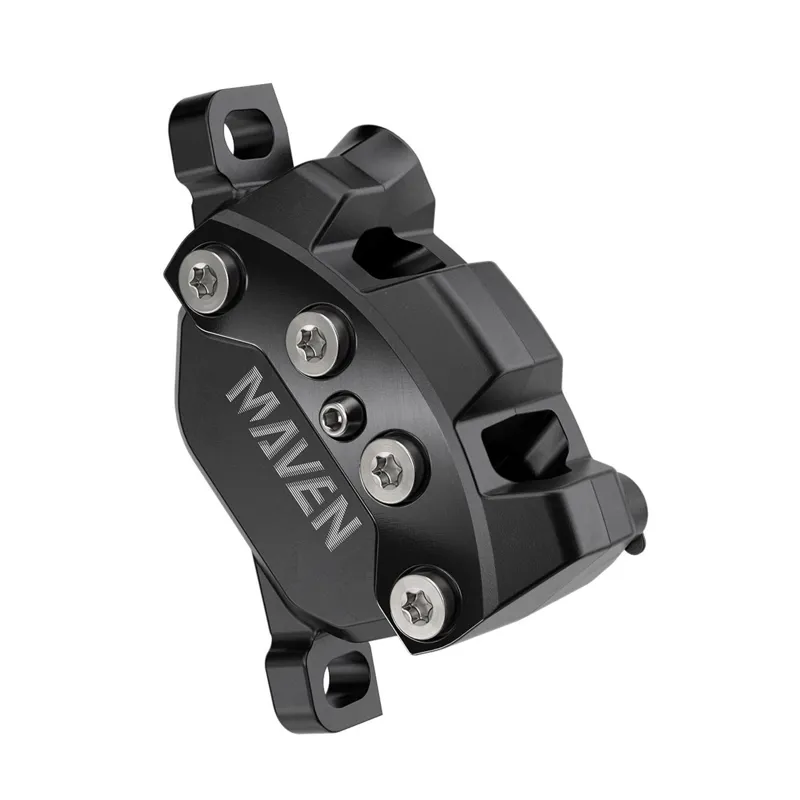 SRAM Disc Brake Maven Silver Stealth Lever Stainless Hardware - Black-2