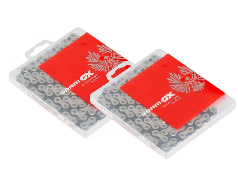 SRAM GX Eagle Chain PC Solid Pin 126L Powerlock Flowlink 12-Speed - 2 Pieces