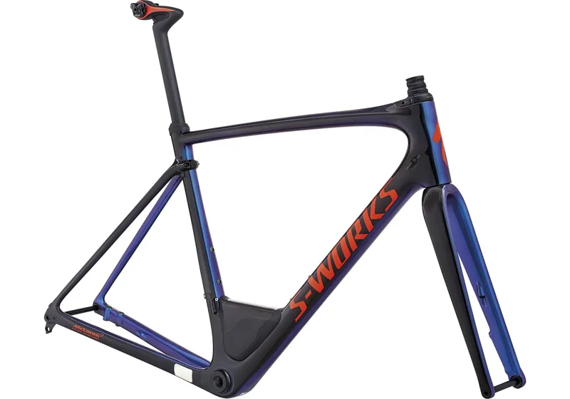 Ex-Demo: S-Works Roubaix Disc Frameset - Black/Chameleon - 58cm