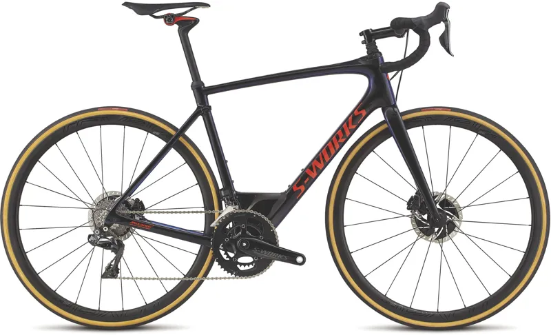 S Works Roubaix Dura Ace Di2 Mens Road Bike Black Shop Soiled