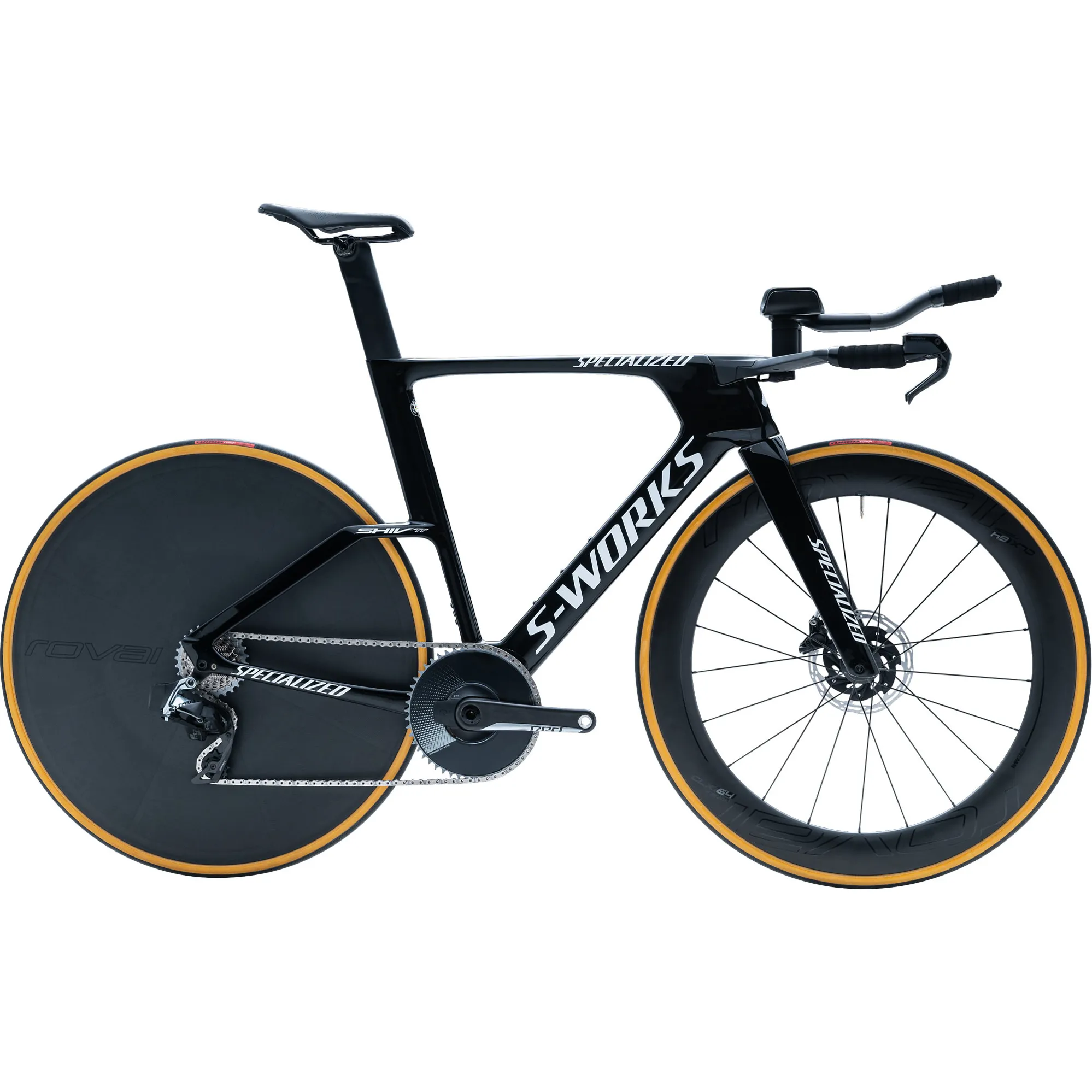 2020 S-Works Shiv TT Disc Triathlon Road Bike Gloss Tarmac Black