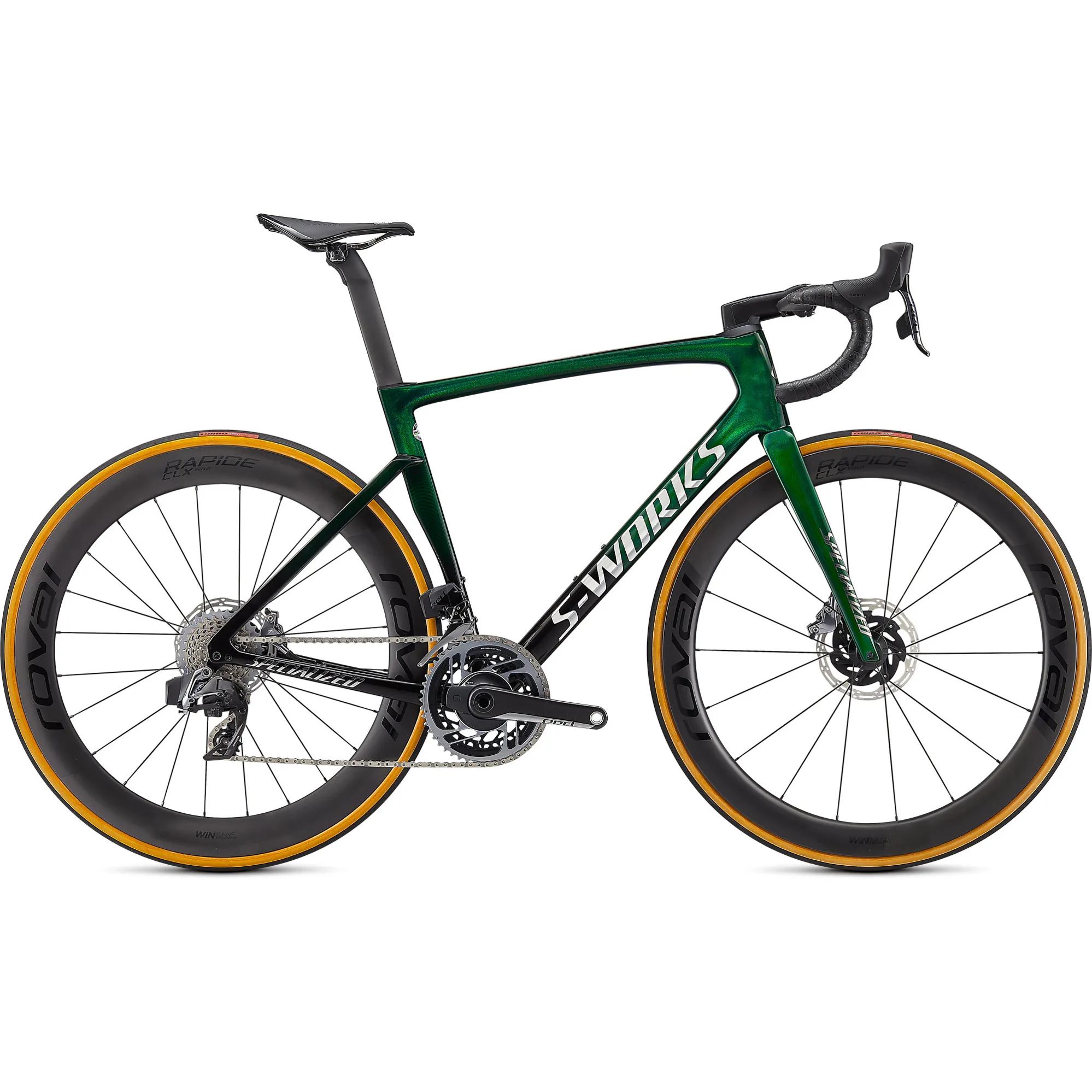 2021 S-Works Tarmac SL7 SRAM Red eTap AXS Road Bike Green Tint