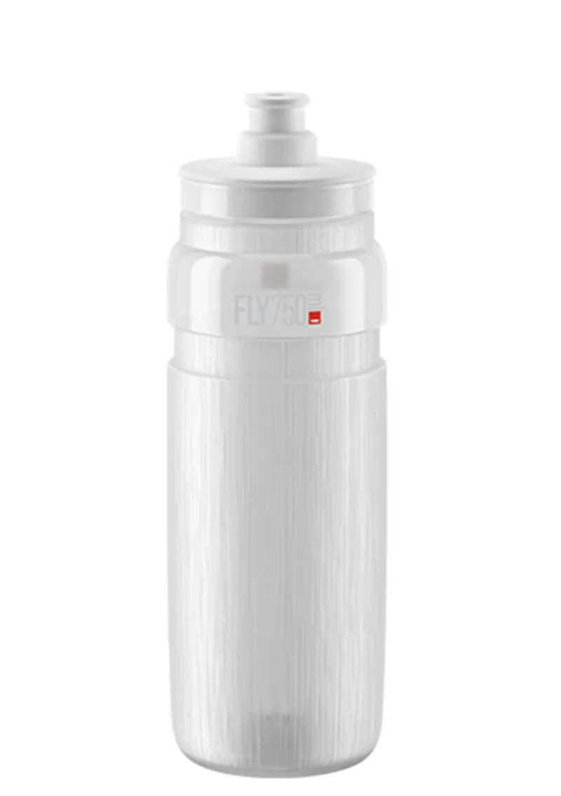 Elite Fly Tex 750ml Cycling Water Bottle - Clear