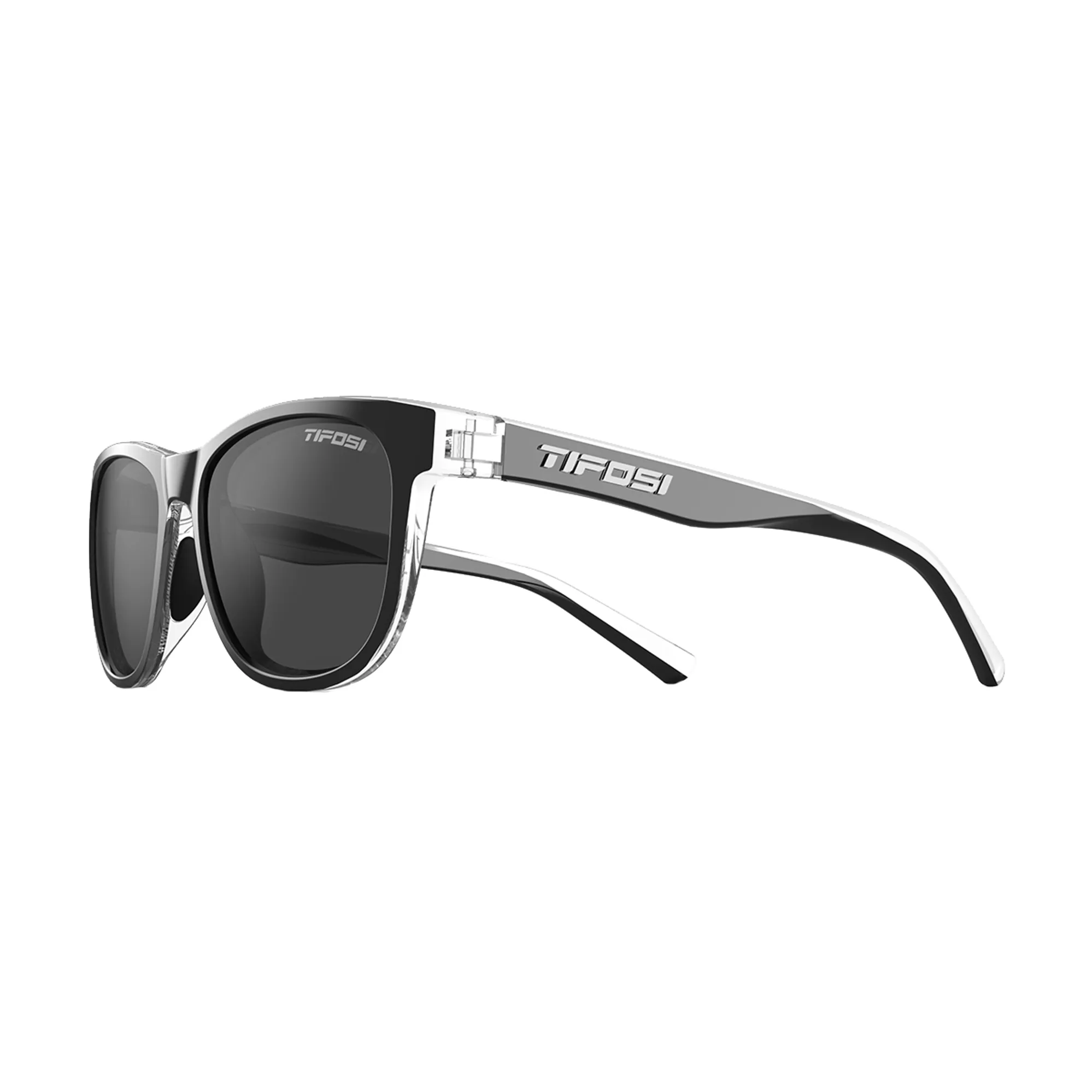 Tifosi Swank Single Lens Sunglasses Onyx Clear/Smoke
