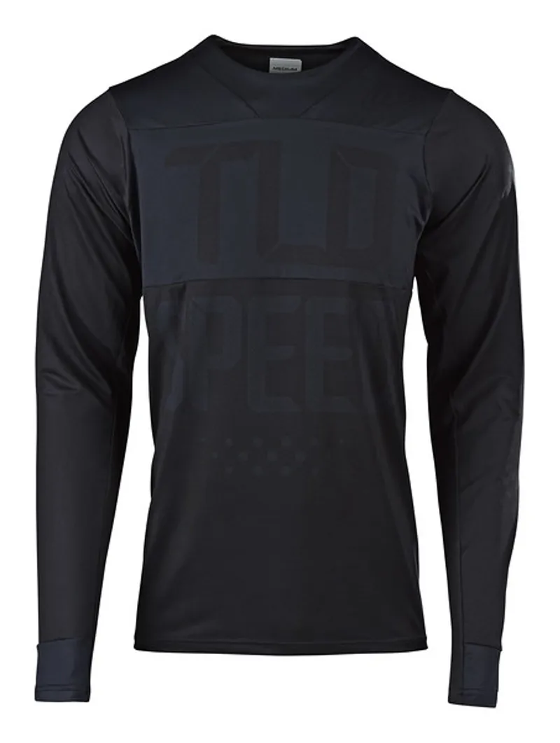Troy Lee Designs Skyline Mens Long Sleeve Mountain Bike Jersey - Black