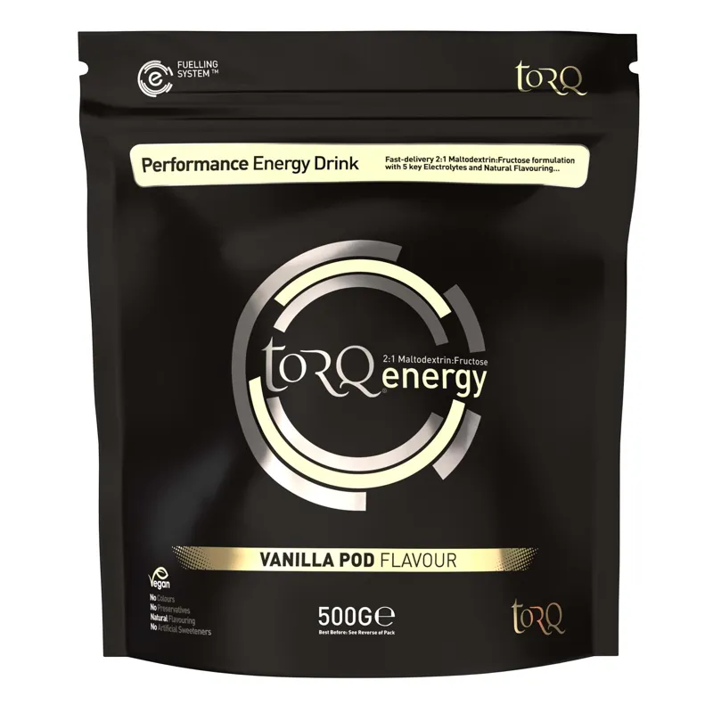 Torq Natural Energy Drink 500g - Vanilla Pod