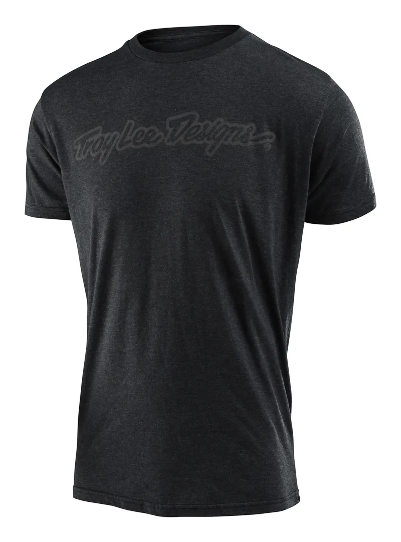 Troy Lee Designs Signature Mens T-Shirt - Charcoal Heather