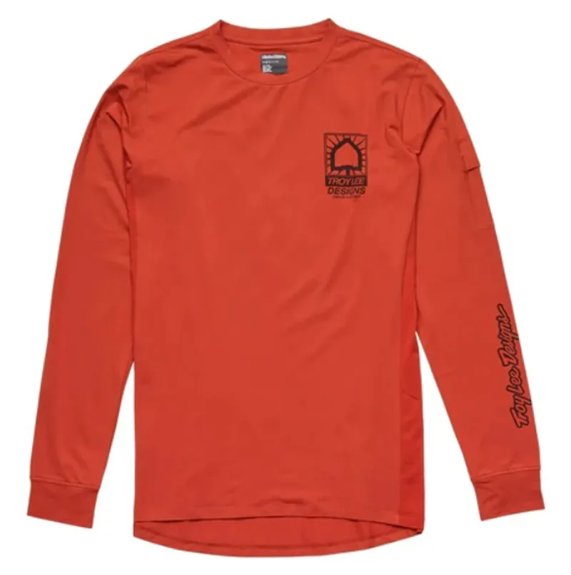 Troy Lee Designs Ruckus Ride Mountain Bike Jersey - Create To Destroy Brick