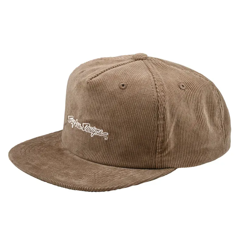 Troy Lee Designs Unstructured Snapback Cap - Smiley Gravel Cord