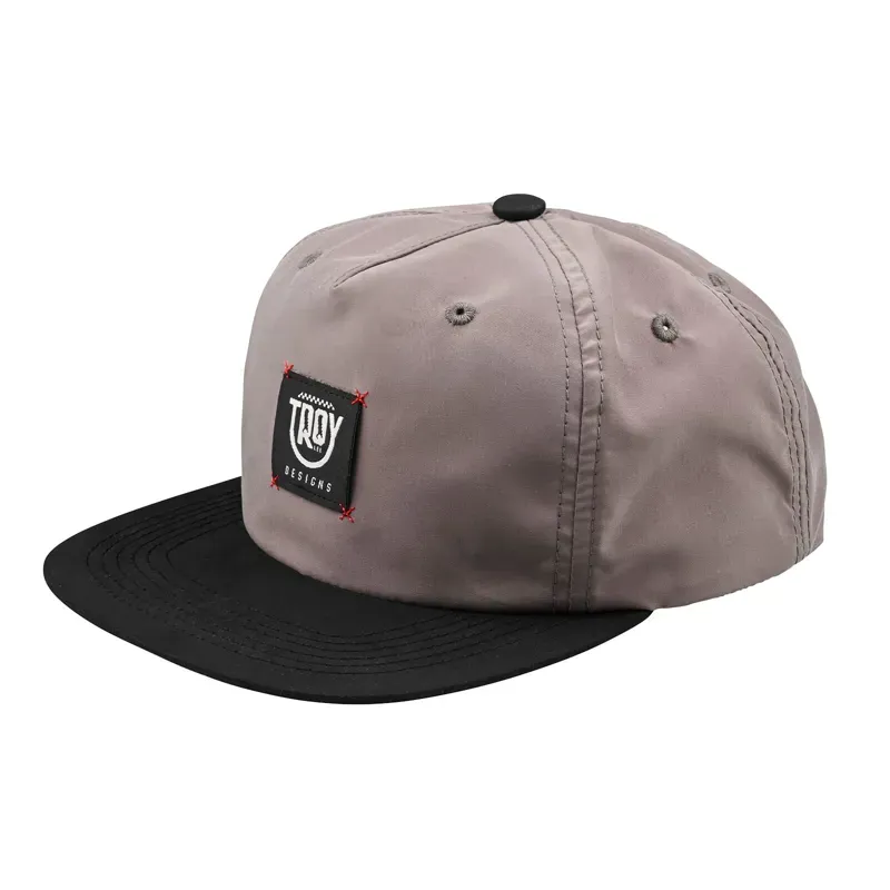 Troy Lee Designs Unstructured Snapback Cap - Smiley Gravel/Carbon