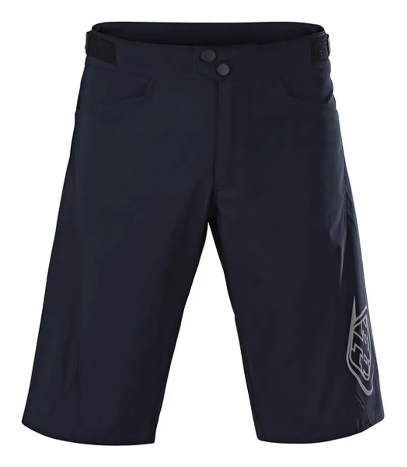 Troy Lee Flowline Shell Mens Mountain Bike Shorts - Black