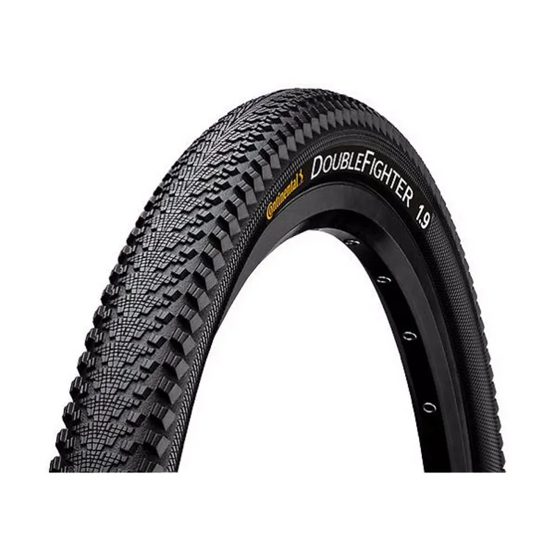 Continental DoubleFighter III Reflex Tyre Wire Bead - Black/Reflex
