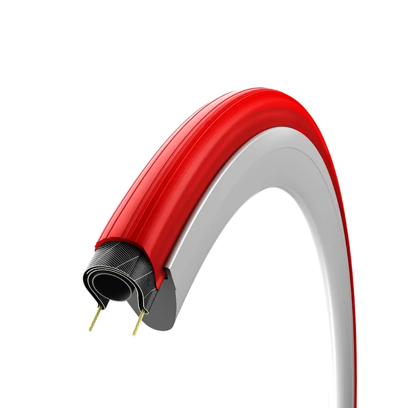 Vittoria Zaffiro Pro Home Trainer Foldable Full Clincher Tyre - Red-2