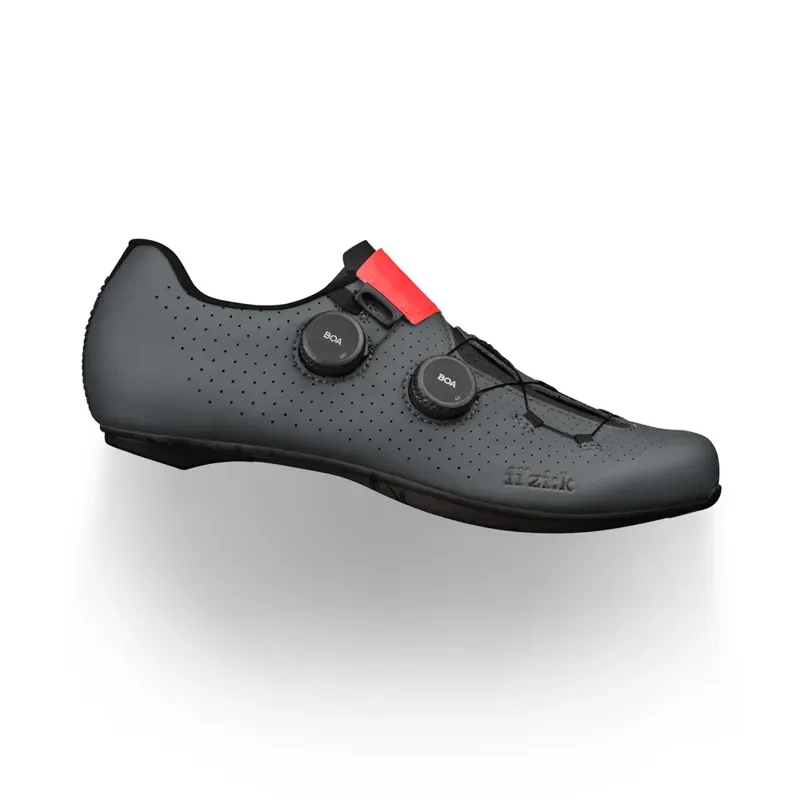 Fizik Vento Infinito Carbon 2 Road Cycling Shoes - Grey/Coral Size 45