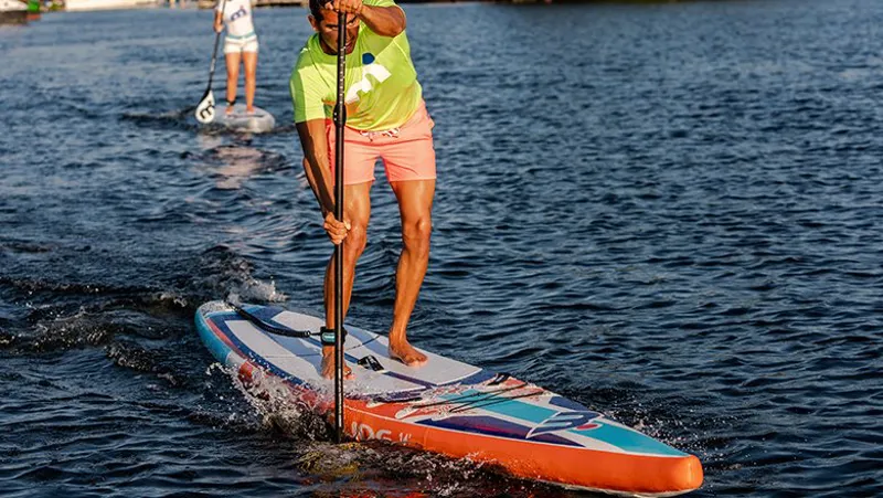 Mistral M-Glide Inflatable Paddleboard 14ft - Blue-6