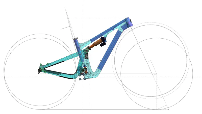 2019 Yeti SB130 T-Series MTB Frame - Raw/Turquoise-1